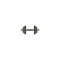 Dumbbell vector icon